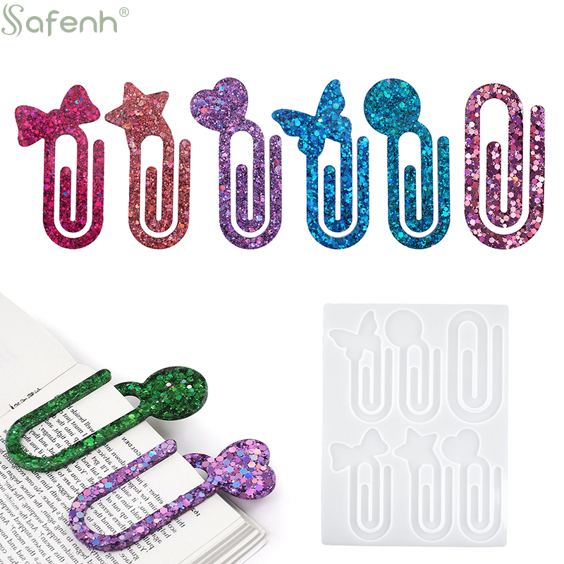 1PC Silicone Paperclip Bookmar - مراجعة Jewelry Making Books وسعره