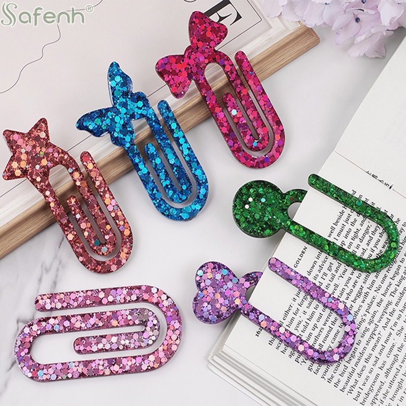 1PC Silicone Paperclip Bookmar - مراجعة Jewelry Making Books وسعره
