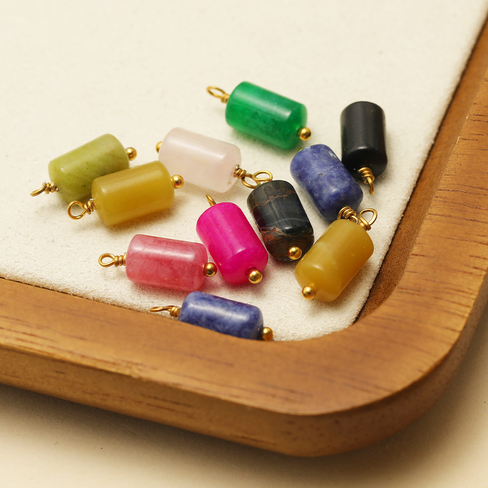 10pcs Stainless Steel Natural  - مراجعة Jewelry Making Stones وسعره