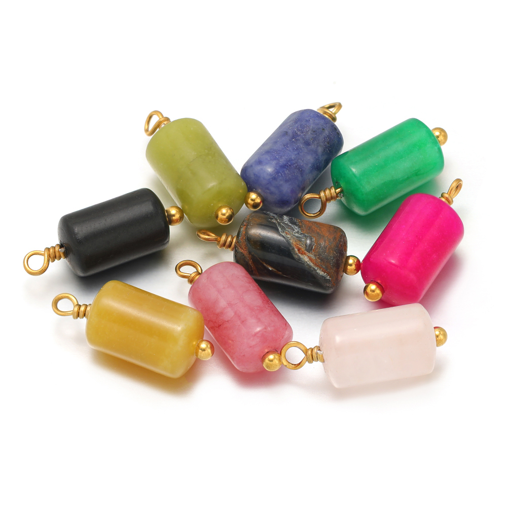 10pcs Stainless Steel Natural  - مراجعة Jewelry Making Stones وسعره