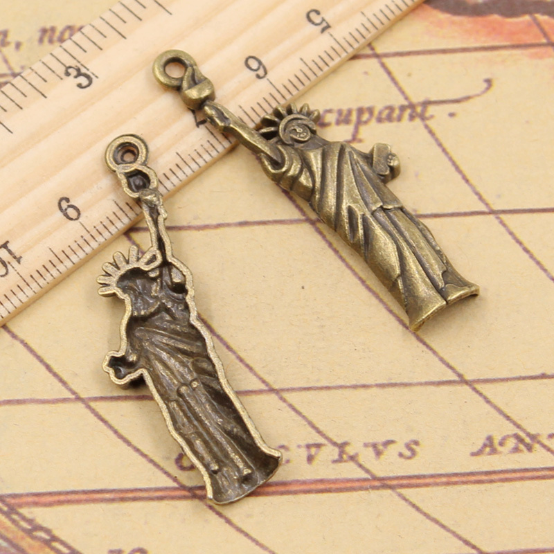 10pcs Charms Statue Of Liberty - مراجعة Jewelry Making York وسعره