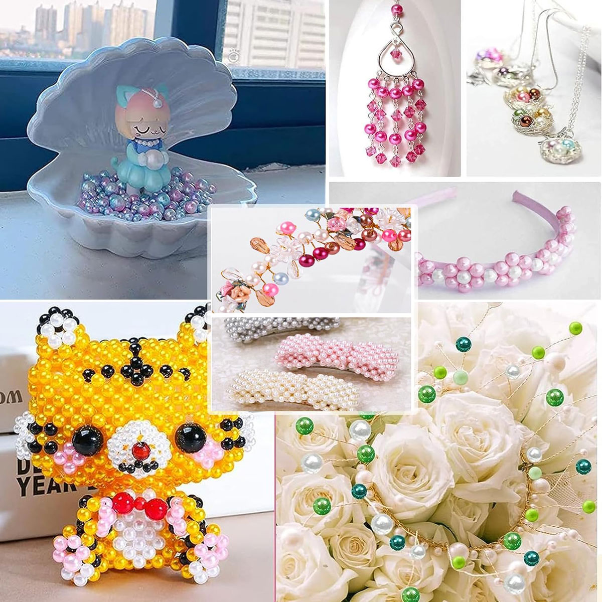 2400PCS 48 Compartments Pearl  - مراجعة Jewelry Making Degree وسعره