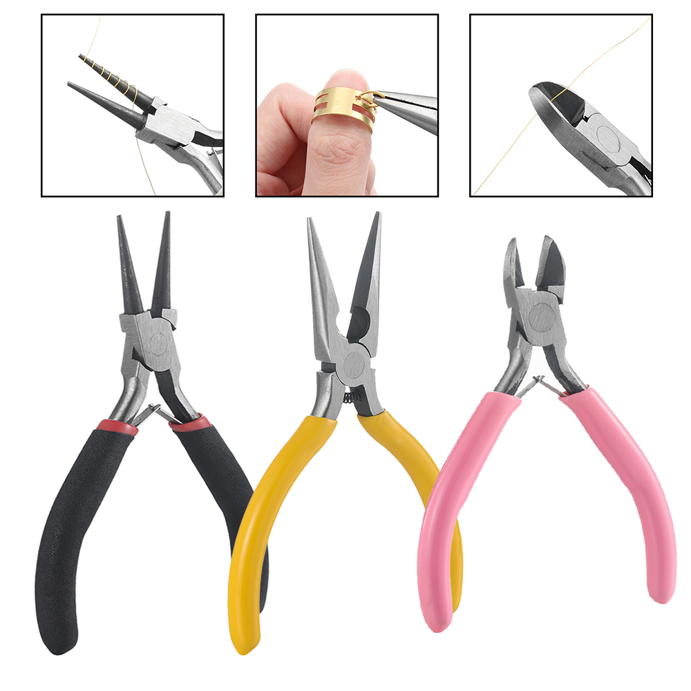 3pcs/Set 3 Styles Jewelry Plie - مراجعة Jewelry Making Needle Nose Pliers وسعره