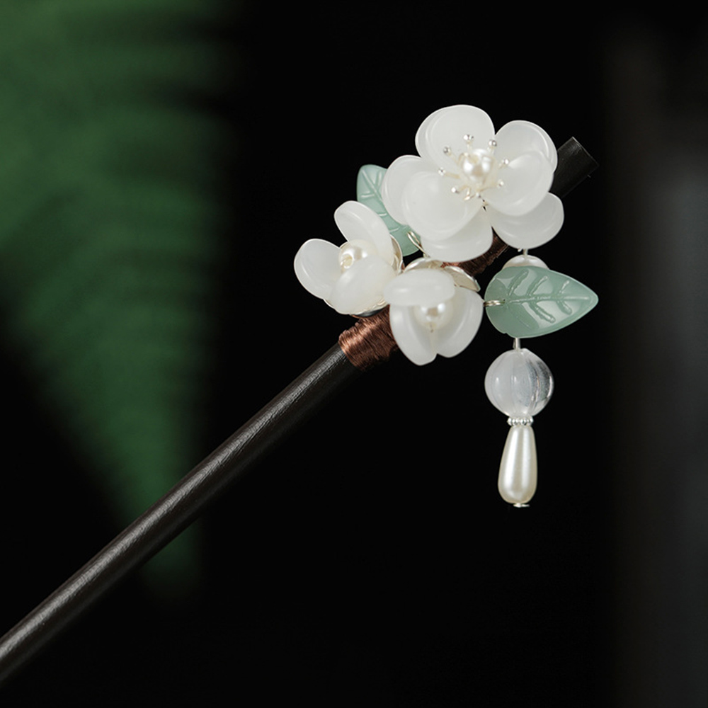 Retro Flower Hairpin With Pear - مراجعة Jewelry Making Adults وسعره