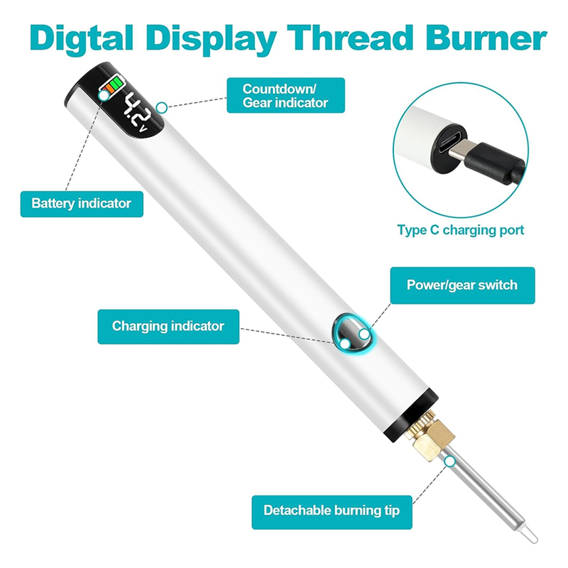 DHDL Rechargeable Thread Burne - مراجعة Jewelry Making Zapper وسعره