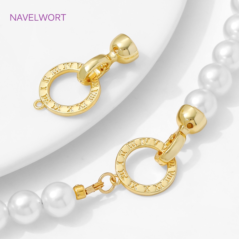 1/2Pcs 14K Gold Plated Pearl C - مراجعة Jewelry Making Beads وسعره