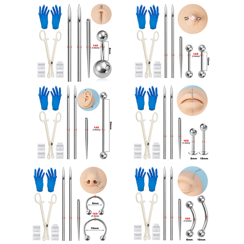 Body Piercing Kit Surgical Ste - مراجعة Jewelry Making Needle Nose Pliers وسعره