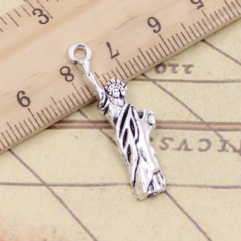 20pcs Charms Statue Of Liberty - مراجعة Jewelry Making York وسعره