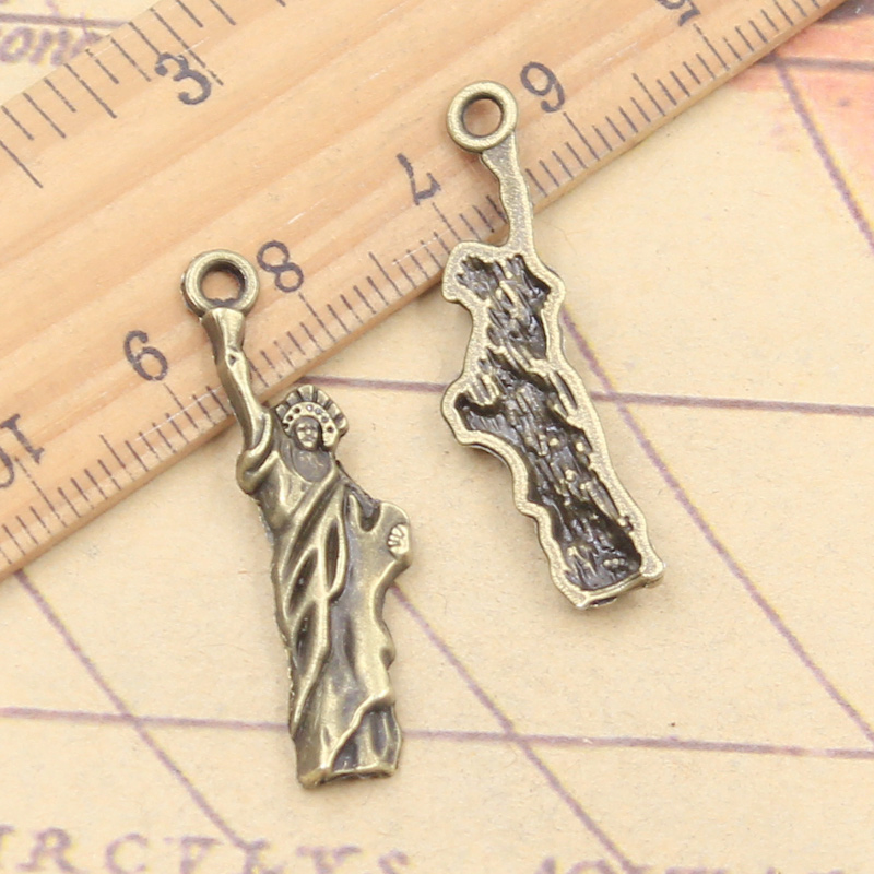 20pcs Charms Statue Of Liberty - مراجعة Jewelry Making York وسعره